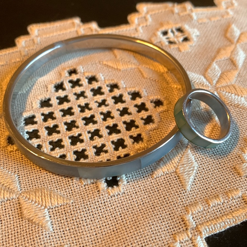 Ring and bangle set vintage